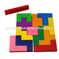 Personalizado Tetris Maze Game Brinquedo educativo de madeira Tetris Brinquedos clássicos de madeira clássica